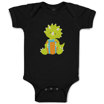 Baby Clothes Green Dinosaur Birthday Dinosaurs Dino Trex Baby Bodysuits Cotton