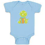 Baby Clothes Green Dinosaur Birthday Dinosaurs Dino Trex Baby Bodysuits Cotton