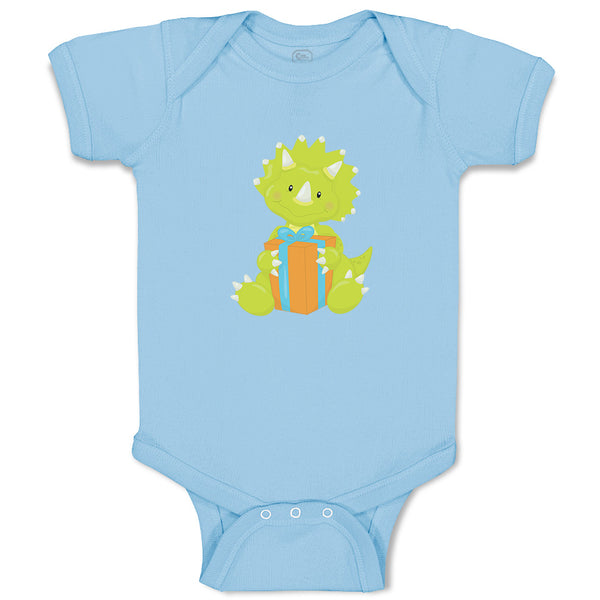 Baby Clothes Green Dinosaur Birthday Dinosaurs Dino Trex Baby Bodysuits Cotton