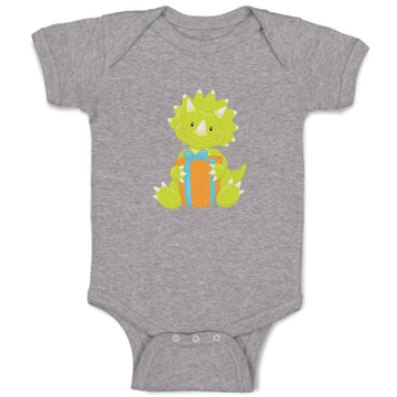 Baby Clothes Green Dinosaur Birthday Dinosaurs Dino Trex Baby Bodysuits Cotton