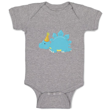 Baby Clothes Blue Dinosaur Birthday Dinosaurs Dino Trex Baby Bodysuits Cotton