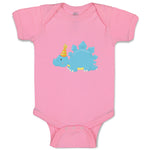 Baby Clothes Blue Dinosaur Birthday Dinosaurs Dino Trex Baby Bodysuits Cotton