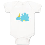 Baby Clothes Blue Dinosaur Birthday Dinosaurs Dino Trex Baby Bodysuits Cotton