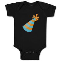 Baby Clothes Orange Blue Birthday Hat Dinosaurs Dino Trex Baby Bodysuits Cotton