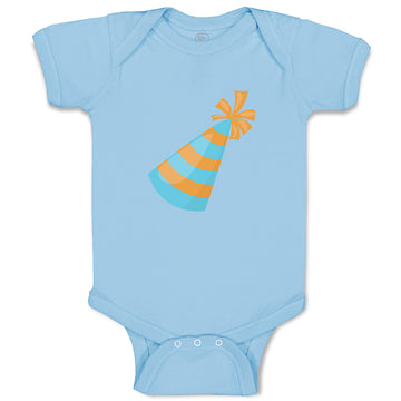 Baby Clothes Orange Blue Birthday Hat Dinosaurs Dino Trex Baby Bodysuits Cotton