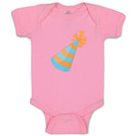 Baby Clothes Orange Blue Birthday Hat Dinosaurs Dino Trex Baby Bodysuits Cotton