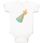 Orange Blue Birthday Hat Dinosaurs Dino Trex