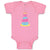 Baby Clothes Tall Birthday Dinosaur Cake Dino Baby Bodysuits Boy & Girl Cotton