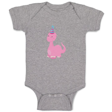 Baby Clothes Pink Dinosaur Birthday Dinosaurs Dino Trex Baby Bodysuits Cotton