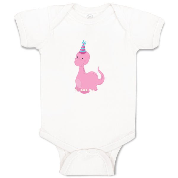 Baby Clothes Pink Dinosaur Birthday Dinosaurs Dino Trex Baby Bodysuits Cotton