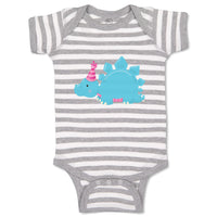 Baby Clothes Blue Light Dinosaur Birthday Dinosaurs Dino Trex Baby Bodysuits