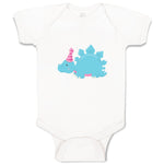 Baby Clothes Blue Light Dinosaur Birthday Dinosaurs Dino Trex Baby Bodysuits