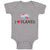 Baby Clothes I Love Planes Which Is Flying in The Sky with Heart Baby Bodysuits