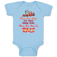 Baby Clothes Move over Boys Let This Baby Girl Show You How to Race Cotton