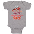 Baby Clothes Move over Boys Let This Baby Girl Show You How to Race Cotton