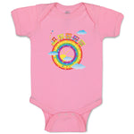 Baby Clothes Rainbow Train Baby Bodysuits Boy & Girl Newborn Clothes Cotton