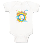 Baby Clothes Rainbow Train Baby Bodysuits Boy & Girl Newborn Clothes Cotton