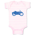 Baby Clothes Motorcycle Shadow Baby Bodysuits Boy & Girl Newborn Clothes Cotton