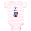Baby Clothes Lighthouse Baby Bodysuits Boy & Girl Newborn Clothes Cotton