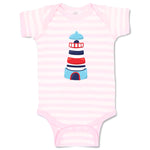 Baby Clothes Lighthouse Baby Bodysuits Boy & Girl Newborn Clothes Cotton