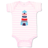 Baby Clothes Lighthouse Baby Bodysuits Boy & Girl Newborn Clothes Cotton