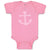 Baby Clothes Anchor Sailing Light Pink Baby Bodysuits Boy & Girl Cotton