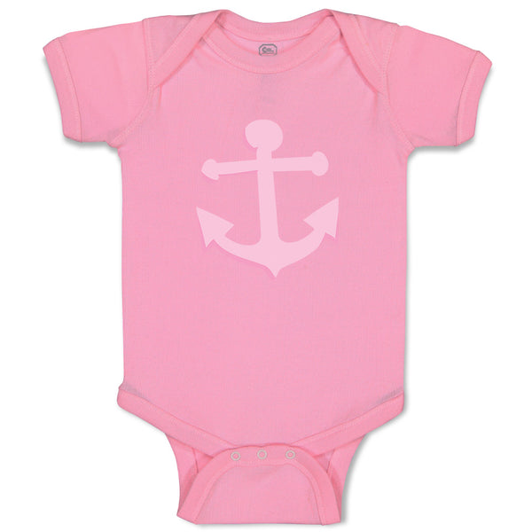 Baby Clothes Anchor Sailing Light Pink Baby Bodysuits Boy & Girl Cotton