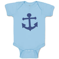 Baby Clothes Anchor Sailing Purple Baby Bodysuits Boy & Girl Cotton
