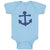 Baby Clothes Anchor Sailing Purple Baby Bodysuits Boy & Girl Cotton