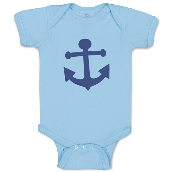 Baby Clothes Anchor Sailing Purple Baby Bodysuits Boy & Girl Cotton