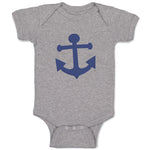 Baby Clothes Anchor Sailing Purple Baby Bodysuits Boy & Girl Cotton