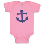 Baby Clothes Anchor Sailing Purple Baby Bodysuits Boy & Girl Cotton