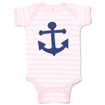 Baby Clothes Anchor Sailing Purple Baby Bodysuits Boy & Girl Cotton