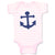 Baby Clothes Anchor Sailing Purple Baby Bodysuits Boy & Girl Cotton