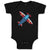 Baby Clothes Blue Airplane Pilot Airplane Flying Baby Bodysuits Cotton