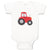 Baby Clothes Red Tractor 2 Baby Bodysuits Boy & Girl Newborn Clothes Cotton