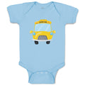 Baby Clothes School Bus Baby Bodysuits Boy & Girl Newborn Clothes Cotton