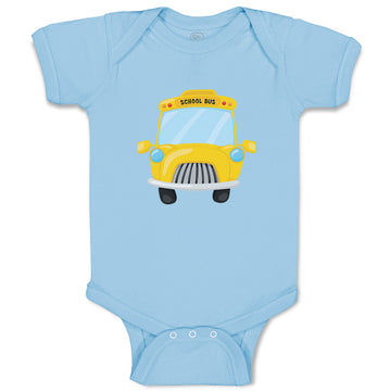 Baby Clothes School Bus Baby Bodysuits Boy & Girl Newborn Clothes Cotton