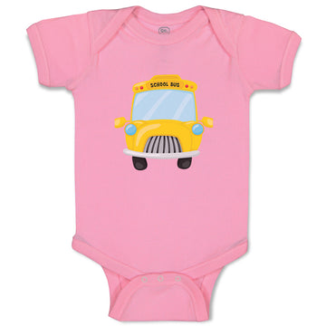 Baby Clothes School Bus Baby Bodysuits Boy & Girl Newborn Clothes Cotton