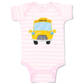 Baby Clothes School Bus Baby Bodysuits Boy & Girl Newborn Clothes Cotton