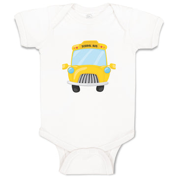 Baby Clothes School Bus Baby Bodysuits Boy & Girl Newborn Clothes Cotton