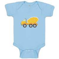 Baby Clothes Concrete Mixer Baby Bodysuits Boy & Girl Newborn Clothes Cotton