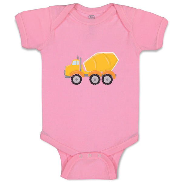 Baby Clothes Concrete Mixer Baby Bodysuits Boy & Girl Newborn Clothes Cotton