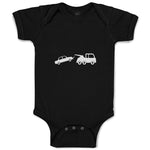 Baby Clothes Silhouette Towing Service Truck Baby Bodysuits Boy & Girl Cotton
