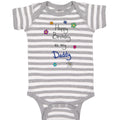 Baby Clothes Flowers Happy Birthday to Daddy Father Dad Baby Bodysuits Cotton