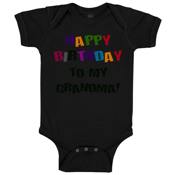 Baby Clothes Happy Birthday to Grandma! Baby Bodysuits Boy & Girl Cotton