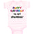 Baby Clothes Happy Birthday to Grandma! Baby Bodysuits Boy & Girl Cotton