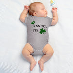 Kiss Me I'M Green Shamrock Green Kiss St Patrick's Day