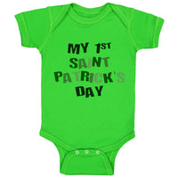 Baby Clothes Green First Saint Patrick's Day St Patrick's Day Baby Bodysuits