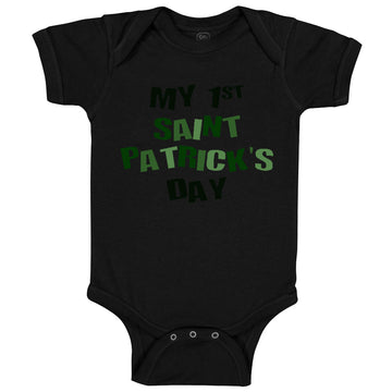 Baby Clothes Green First Saint Patrick's Day St Patrick's Day Baby Bodysuits